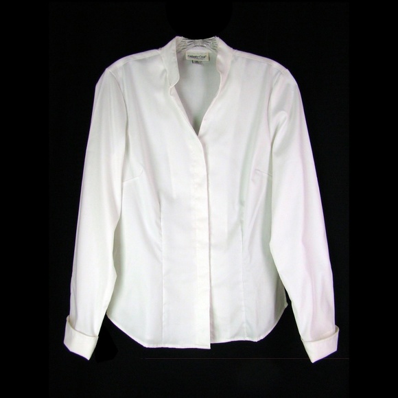 Coldwater Creek Tops - Coldwater Creek Stretch Cotton Shaped Shirt 36"